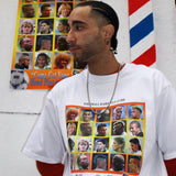 TPG – Guide des coiffures de footballeurs Retro Football Gang – T-shirt blanc