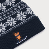 L&L – Mouse Ski – Bonnet '14 bleu marine/blanc Taille : TAILLE UNIQUE