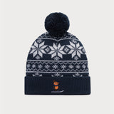 L&L – Mouse Ski – Bonnet '14 bleu marine/blanc Taille : 3-6 ans