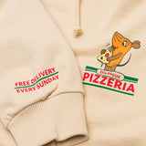 L&L – Mouse Pizza – Sweat à capuche beige '18 Street