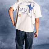 L&L – NFL Classics Colts – T-shirt beige avec logo '89