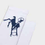 L&L – Chaussettes de sport NFL Classics Colts Logo '90 blanches