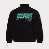 L&L – NFL 23 Series Dolphins Logo – Veste de sport noire '94