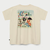 T-shirt beige L&L – Mole & Friends Gardening – '89 Band