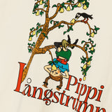 L&L – Långstrump Pear Tree – T-shirt bande '89 beige