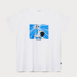 L&L – Tsubasa Ozora Bicycle Kick – T-shirt Campus '94 blanc