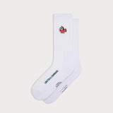 L&L – Mole Melon – Chaussettes de sport '90 blanches