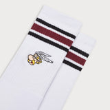 L&L – Profil Astérix – Chaussettes Sport '90 blanc