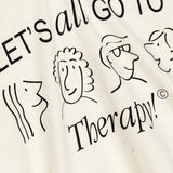 TPG – Catharsis ALLONS TOUS EN THÉRAPIE – T-Shirt crème