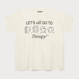 TPG – Catharsis ALLONS TOUS EN THÉRAPIE – T-Shirt crème