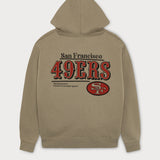 L&L – NFL Classics 49ers – Sweat à capuche Boxer '76 marron