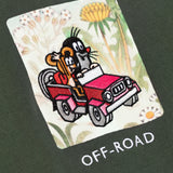 L&L – Mole Off-Road – Pull ras du cou '86 pour enfant vert