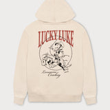 L&L – Lucky Luke Lonesome – Sweat à capuche Boxer '76 crème
