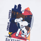 L&L – Série Snoopy Backyard – T-shirt Campus '94 blanc