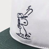 L&L – Snoopy Backyard Series – Casquette Snapback Team '98 blanche/verte
