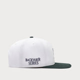 L&L – Snoopy Backyard Series – Casquette Snapback Team '98 blanche/verte