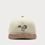 L&L – Snoopy Backyard Bowl – Casquette Snapback Team '98 crème/marron