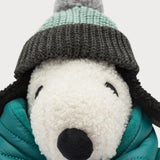 TPG – BON TON TOYS x Snoopy avec doudoune – Peluche blanche/turquoise