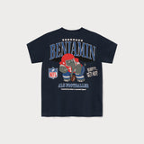 L&L – NFL Benjamin en tant que footballeur – T-shirt '16 Park ENFANT bleu marine
