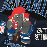 L&L – NFL Benjamin en tant que footballeur – Pull Box '96 ENFANT bleu marine
