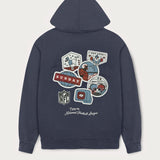 L&L – NFL Core – Sweat à capuche Boxer '76 bleu marine