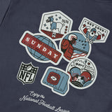 L&L – NFL Core – Sweat à capuche Boxer '76 bleu marine