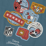 L&L – NFL Core – T-shirt '89 Band bleu marine