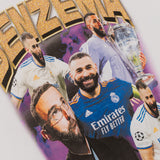 TPG – Retro Football Gang Benzema – T-Shirt blanc