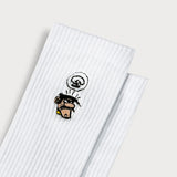 L&L – Lucky Luke Love Hate – Lot de 2 paires de chaussettes blanches