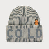 L&L – Maus Cold – Bonnet côtelé '24 beige/gris