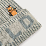L&L – Maus Cold – Bonnet côtelé '24 beige/gris