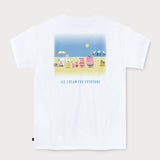L&L – Peppa Pig Ice Cream – T-shirt Campus '94 blanc
