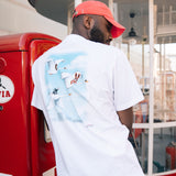 L&L – Mole Fly Away – T-shirt blanc du groupe '89