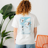 L&L – Mole Fly Away – T-shirt blanc du groupe '89