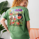 L&L – Mole & Friends Melon – T-shirt du groupe '89 vert