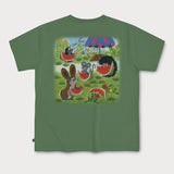 L&L – Mole & Friends Melon – T-shirt du groupe '89 vert