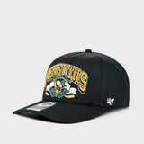 TPG – '47 Brand NHL Penguins Laurel – Casquette de capitaine noire Taille : TAILLE UNIQUE
