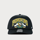 TPG – '47 Brand NHL Penguins Laurel – Casquette de capitaine noire Taille : TAILLE UNIQUE