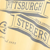 L&L – NFL Classics Steelers – T-shirt jaune '89 Band