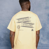 L&L – NFL Classics Steelers – T-shirt jaune '89 Band