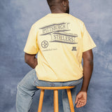 L&L – NFL Classics Steelers – T-shirt jaune '89 Band