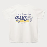 L&L – NFL Classics Rams – T-shirt gris avec logo du groupe '89