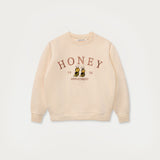 L&L – Maja & Willi Honey – Pull ras du cou '86 pour enfant beige