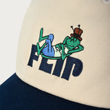 L&L – Flip Relaxed – Casquette Promo '80 blanc/bleu Taille : Taille unique