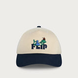 L&L – Flip Relaxed – Casquette Promo '80 blanc/bleu Taille : Taille unique