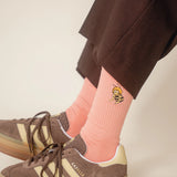 L&L – Maya l'abeille assise – Chaussettes de sport roses '90