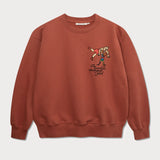 L&L – Långstrump Strongest Girl – '96 Box Sweater red