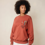 L&L – Långstrump Strongest Girl – '96 Box Sweater red