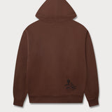 L&L – Lucky Luke Lonesome Ranch – '90 Athletic Zip Hoodie brown