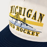 TPG – Celly Hockey Michigan Pond Hockey – Casquette Snapback crème/bleu marine